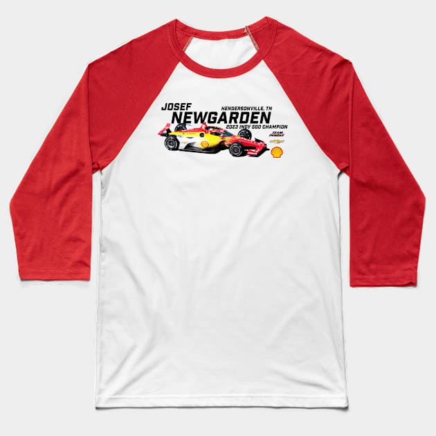 Newgarden Indy 2023 Winner Baseball T-Shirt by Sway Bar Designs